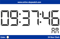 Digital clock online